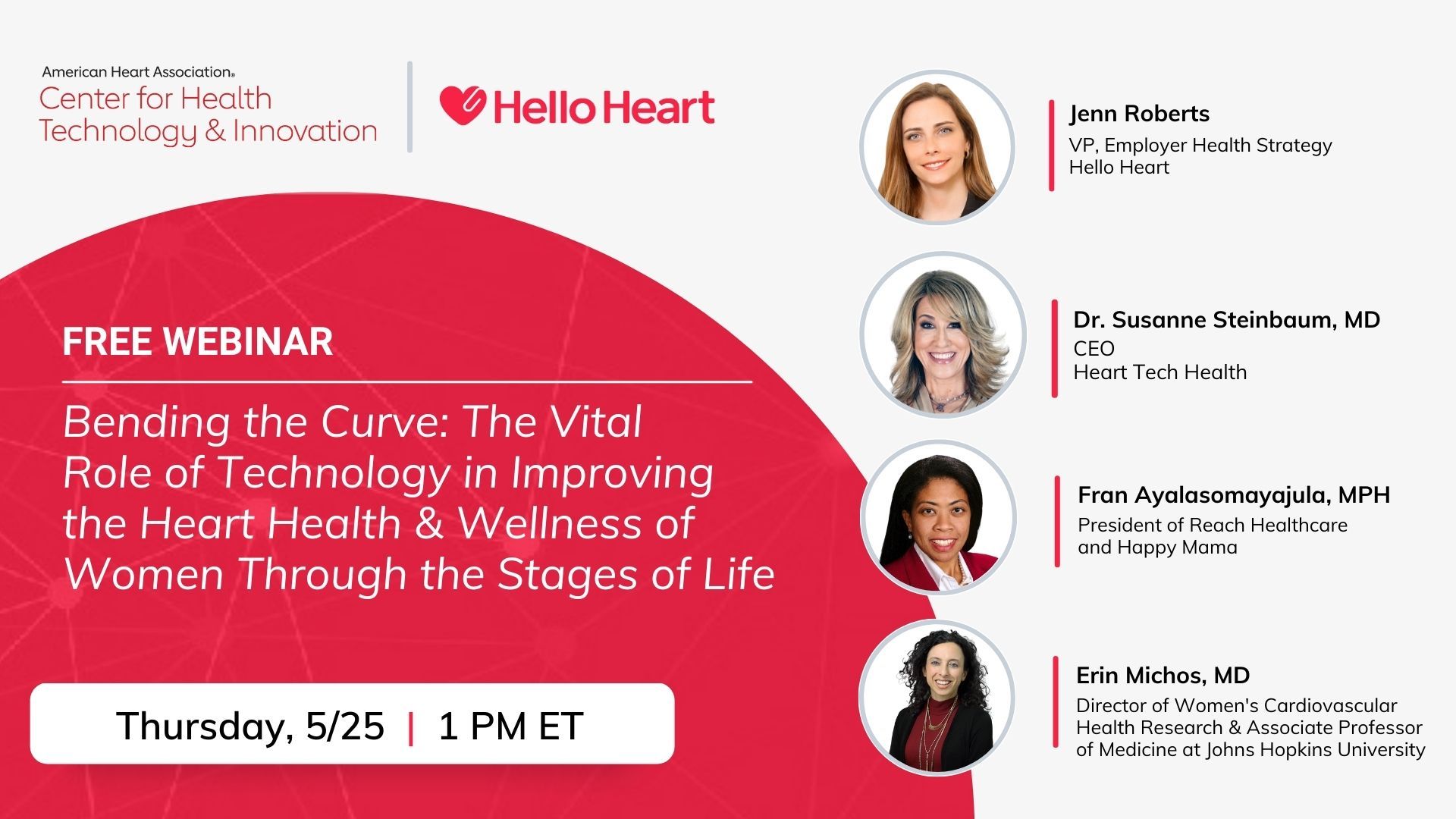 Join Members of the AHA Innovators’ Network to Discuss Women’s Heart Health