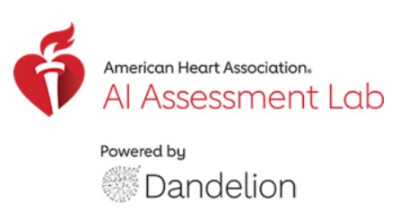 The American Heart Association AI Assessment Lab logo